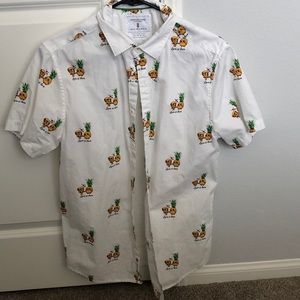 Denim & Flower Button Down